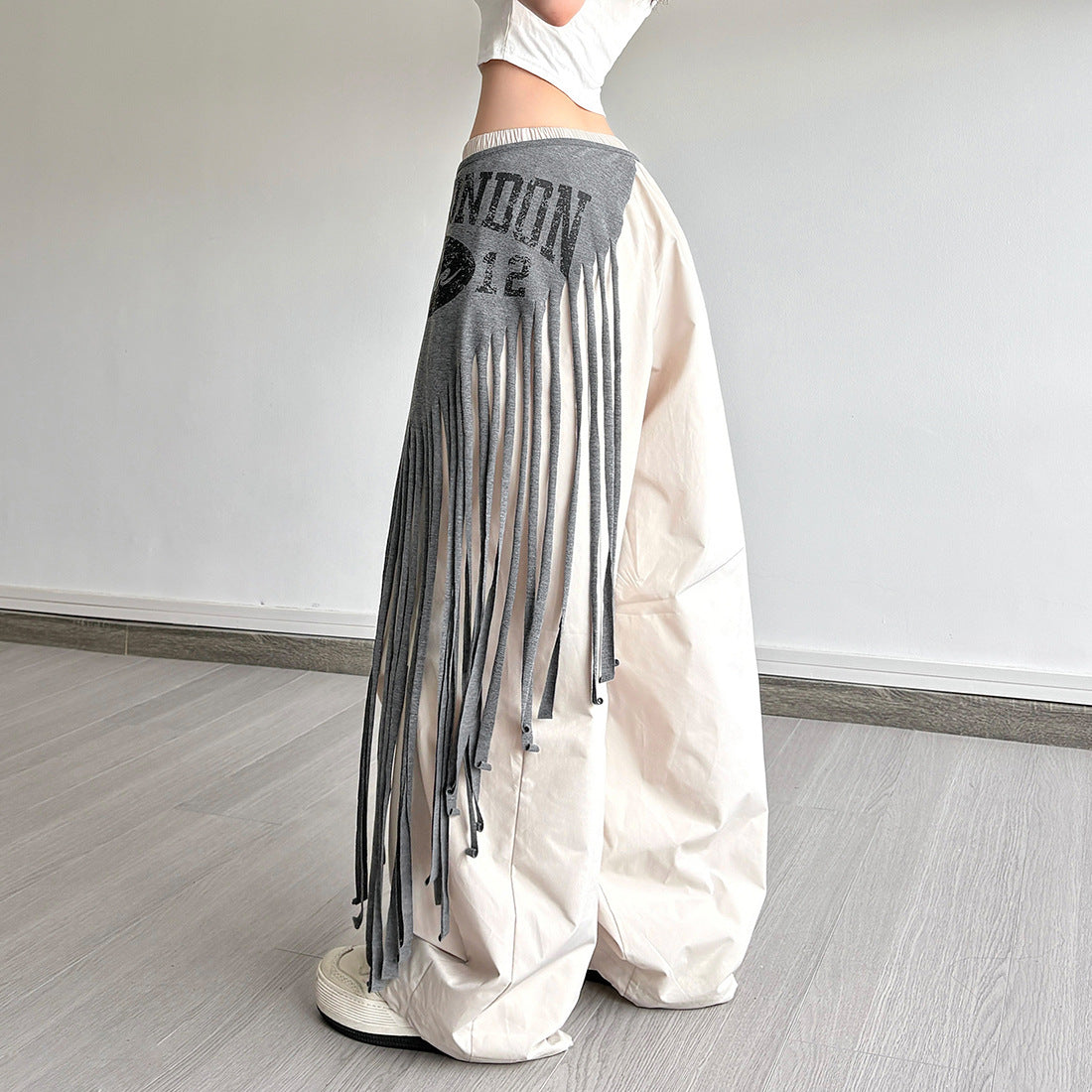 Simple letter slim fit casual versatile waist decoration for women