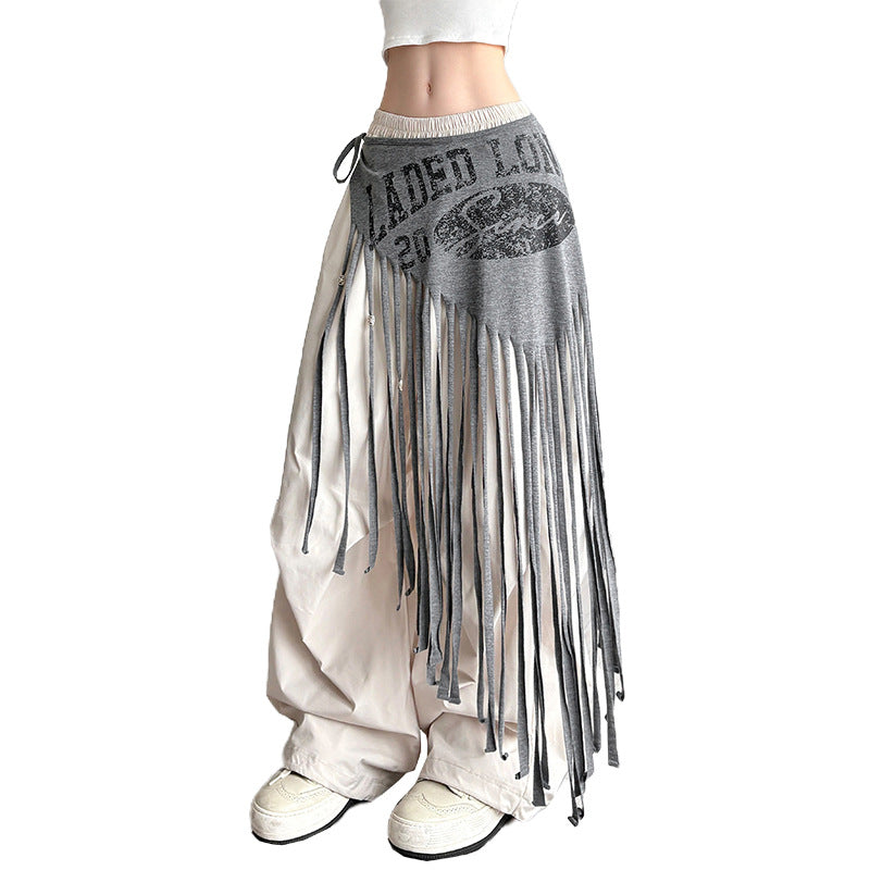 Simple letter slim fit casual versatile waist decoration for women