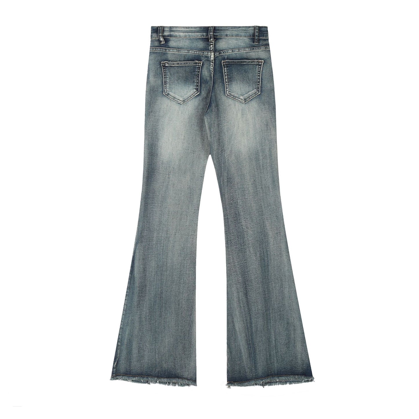 Straight leg micro flared casual pants