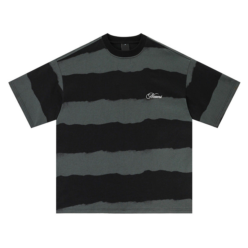 Short Sleeve T-Shirt for Men and Women Vintage Cotton Couple