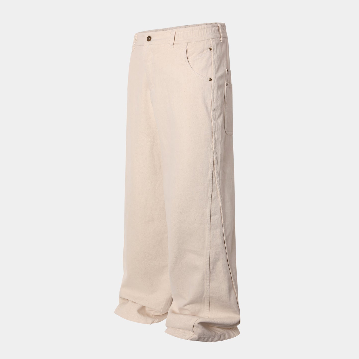 Clothing Dao Vintage Heavyweight Carbon Mercerized Slub Twill Loose Work Pants Casual Trousers