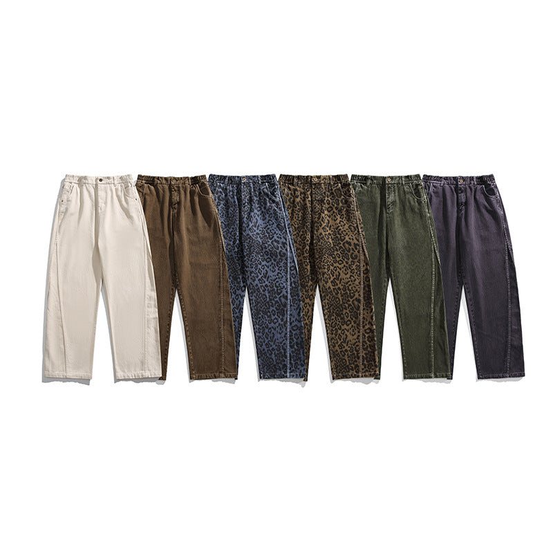 Clothing Dao Vintage Heavyweight Carbon Mercerized Slub Twill Loose Work Pants Casual Trousers