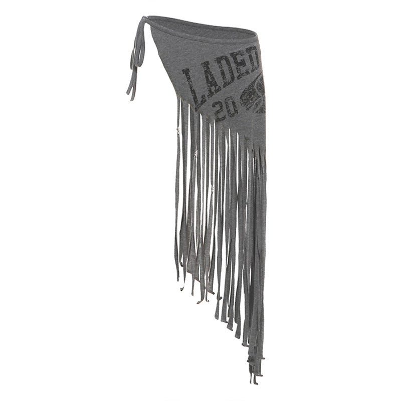 Simple letter slim fit casual versatile waist decoration for women