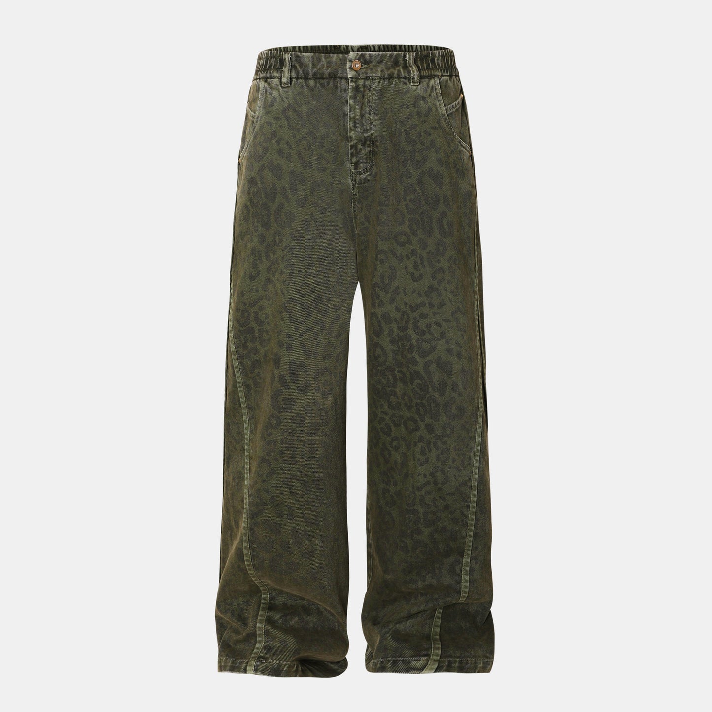 Clothing Dao Vintage Heavyweight Carbon Mercerized Slub Twill Loose Work Pants Casual Trousers