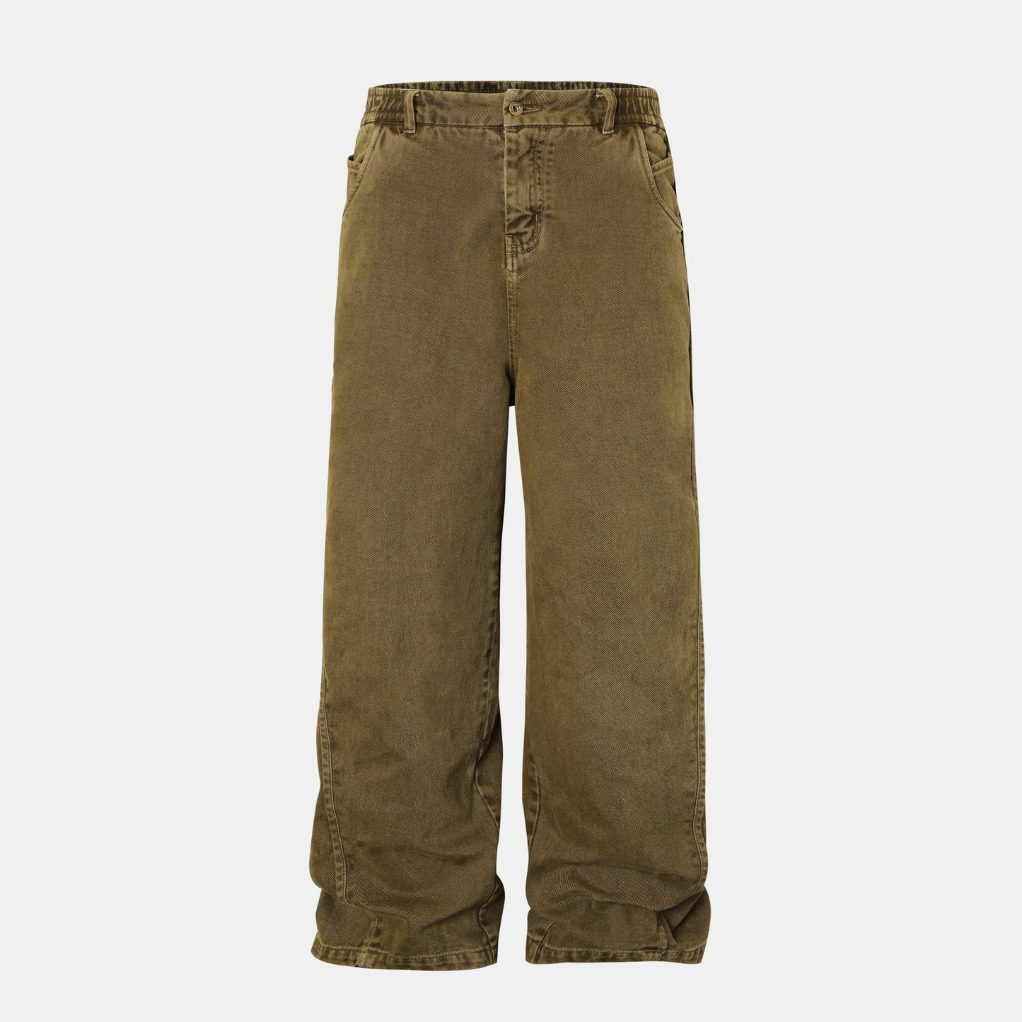 Clothing Dao Vintage Heavyweight Carbon Mercerized Slub Twill Loose Work Pants Casual Trousers