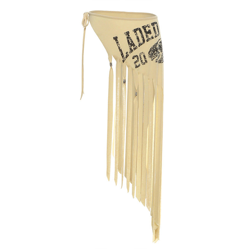 Simple letter slim fit casual versatile waist decoration for women