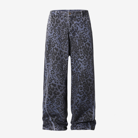 Clothing Dao Vintage Heavyweight Carbon Mercerized Slub Twill Loose Work Pants Casual Trousers