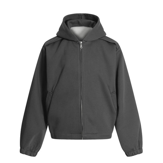 Loose Cardigan Hoodie Men's Casual Solid Color Jacket