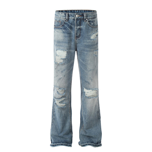 Vintage washed loose slightly flared Vibe long pants