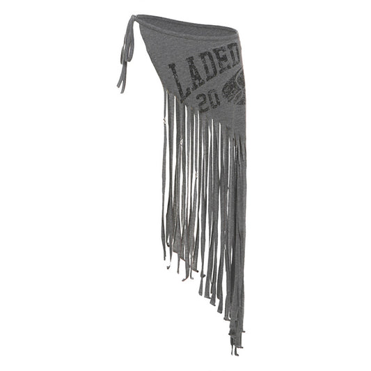 Simple letter slim fit casual versatile waist decoration for women